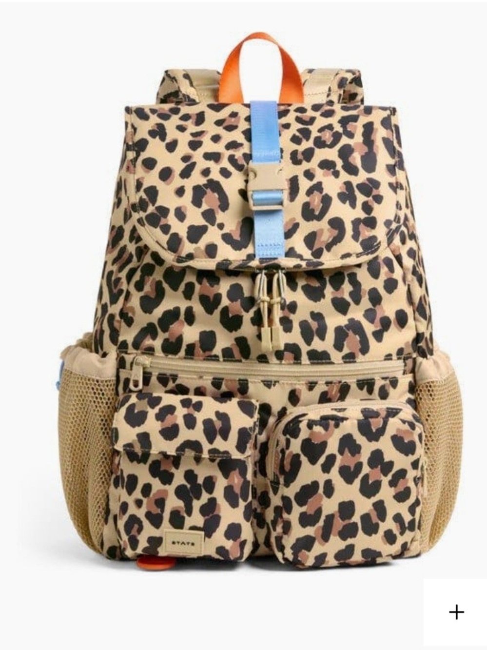 NWT STATE Charlie Kids Leopard Print Rucksack